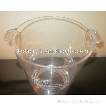 Perrier Jouet Champagne Clear AcryliIc signed Ice Bucket Cooler Chiller